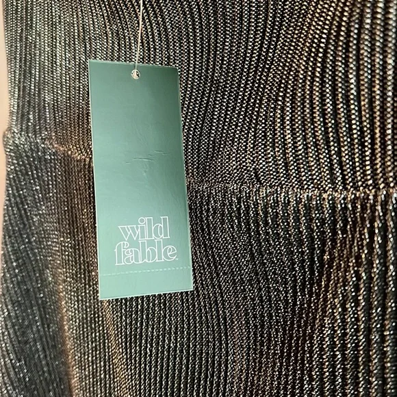 Wild Fable - NWT - Strapless Dress in Silver/Black - Size S - Picture 4 of 4